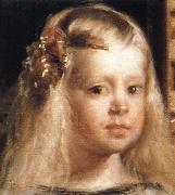 Diego Velazquez Las Meninas.Ausschnitt:Kopf der Infantin France oil painting artist